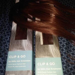 She by shilo clip & go 22" hair extensions